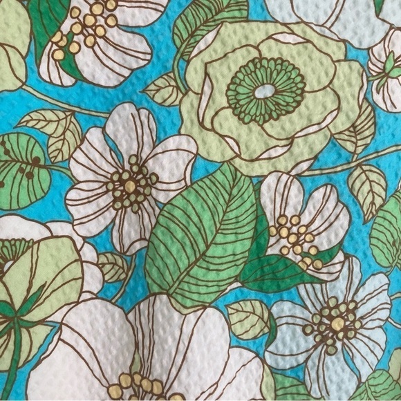 GAP Vintage Y2K Fairycore Knee Length A-line Skirt Seersucker Floral Print Sz 2 - Picture 11 of 11